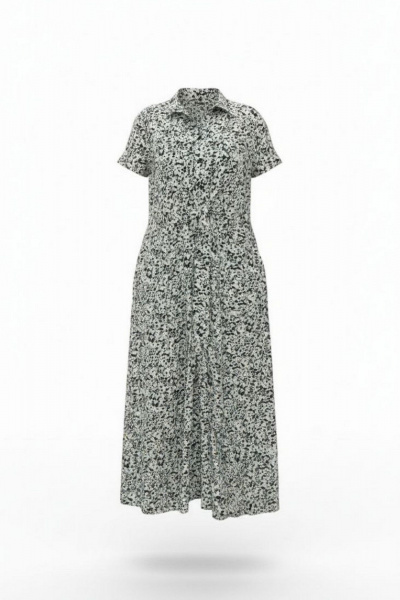 Платье Vittoria Queen 28673 молочно-черный_принт - фото 10