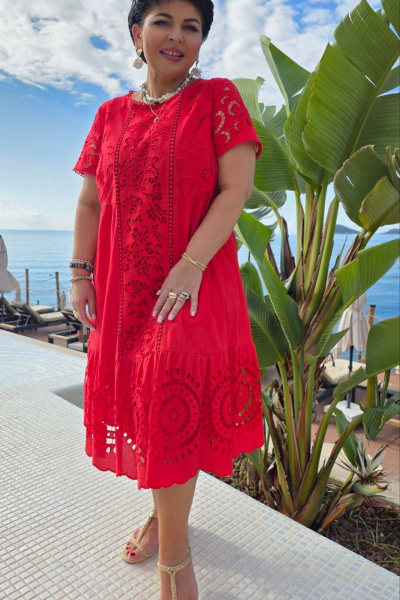 Платье Vittoria Queen 28953/1 красный - фото 3