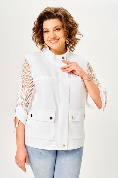Жакет DaLi 5760 белый - фото 2