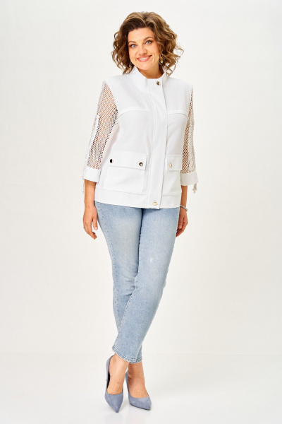 Жакет DaLi 5760 белый - фото 4
