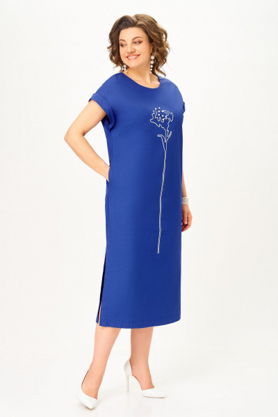 Платье DaLi 3757 василёк - фото 2