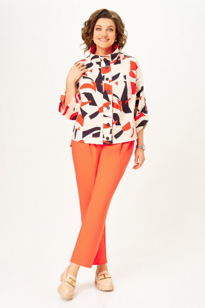 Брюки, жакет DaLi 7076.2 мультиколор - фото 1