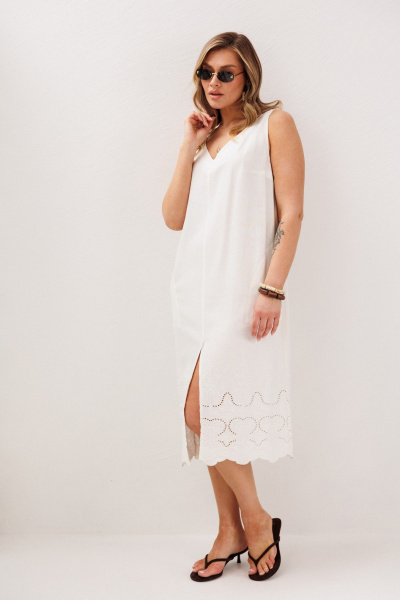 Платье Fantazia Mod 4850/1 белый - фото 3