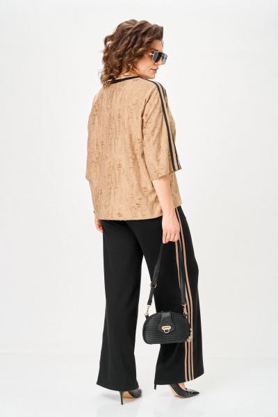 Брюки, футболка Lady Secret 26234 беж/черный - фото 11