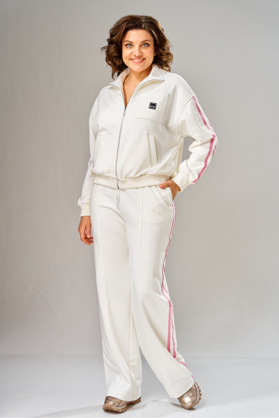 Брюки V&N Fashion 1138 белый - фото 3