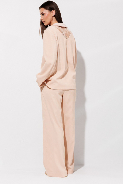 Брюки V&N Fashion 1142 светло-бежевый - фото 2