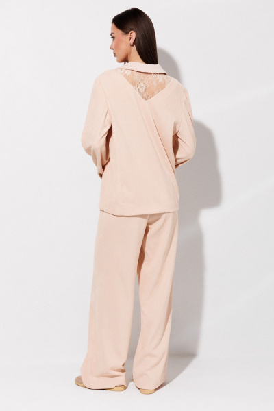 Брюки, жакет V&N Fashion 1143 светло-бежевый - фото 10