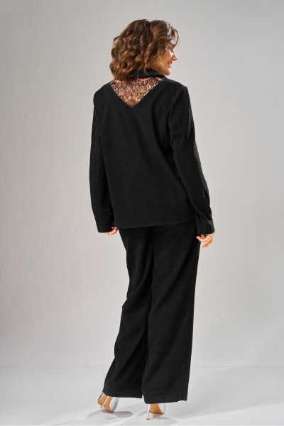 Брюки, жакет V&N Fashion 1143 черный - фото 6