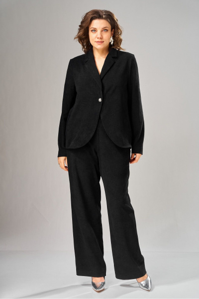 Брюки, жакет V&N Fashion 1143 черный - фото 4
