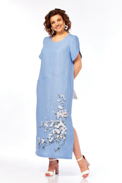 Платье Jurimex 3481-2 голубой - фото 3