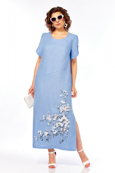 Платье Jurimex 3481-2 голубой - фото 1