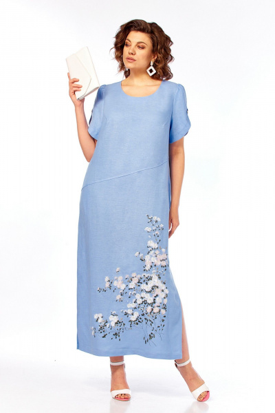 Платье Jurimex 3481-2 голубой - фото 2