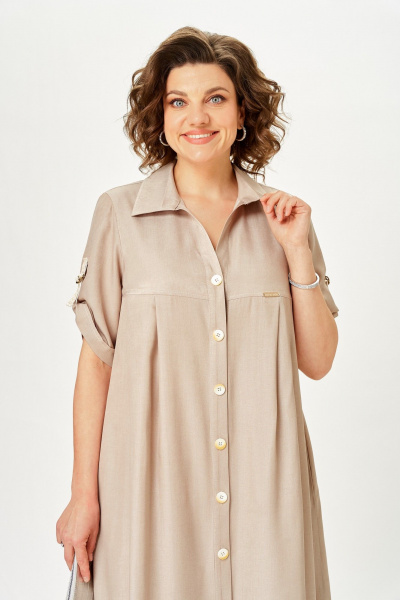 Платье Michel chic 2198 песочный_туман - фото 6