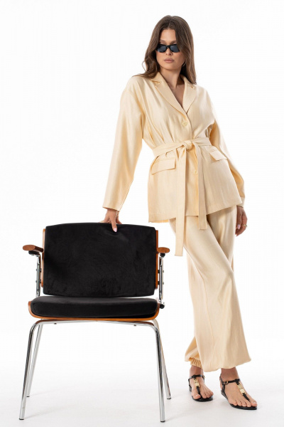 Брюки SILVERSPICE S-3527 желтый - фото 6