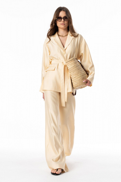 Брюки, жакет SILVERSPICE S-8667 желтый - фото 15