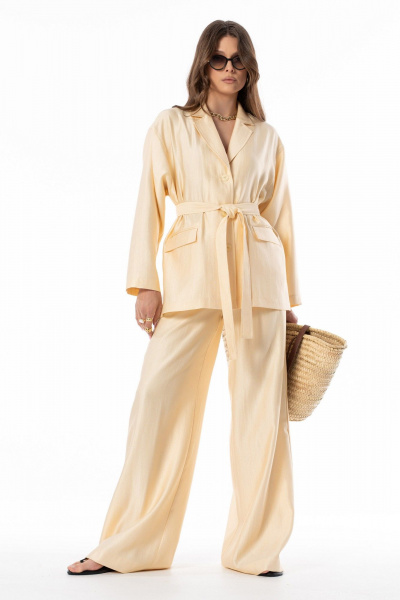 Брюки, жакет SILVERSPICE S-8667 желтый - фото 13