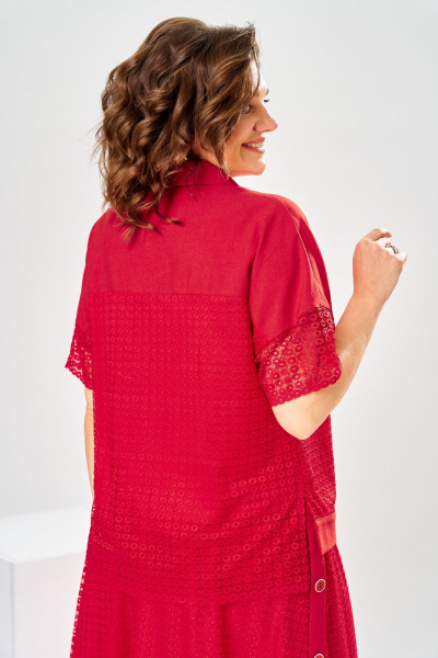 Жакет, юбка Romanovich Style 2-2904 красный - фото 8