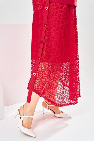 Жакет, юбка Romanovich Style 2-2904 красный - фото 7