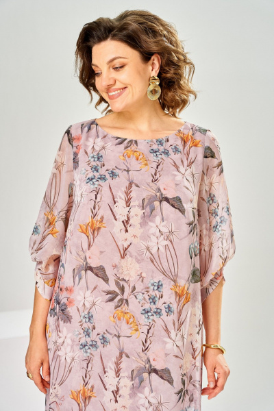 Платье Romanovich Style 1-2792 пудровый - фото 11