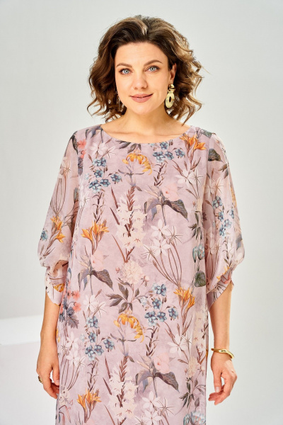 Платье Romanovich Style 1-2792 пудровый - фото 10