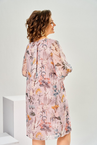 Платье Romanovich Style 1-2792 пудровый - фото 9