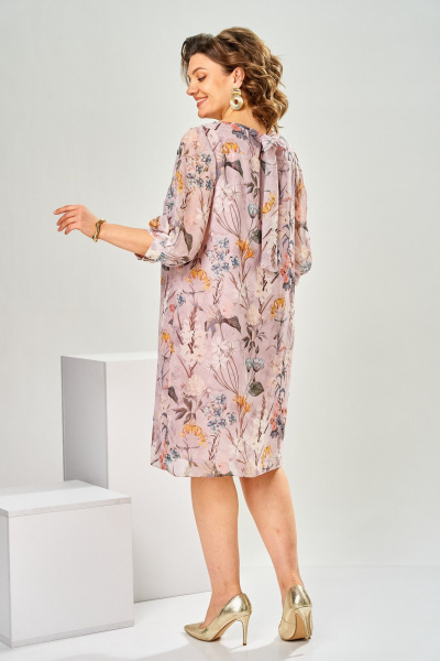 Платье Romanovich Style 1-2792 пудровый - фото 8