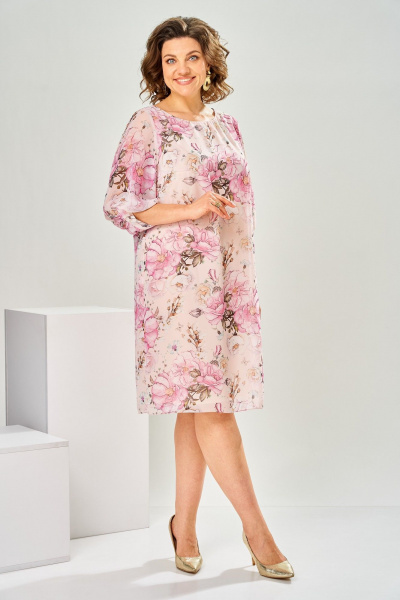 Платье Romanovich Style 1-2792 персиковый - фото 9