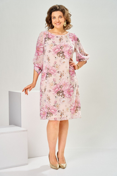 Платье Romanovich Style 1-2792 персиковый - фото 8