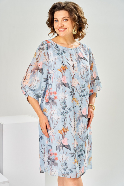 Платье Romanovich Style 1-2792 голубой_нов - фото 9