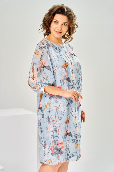 Платье Romanovich Style 1-2792 голубой_нов - фото 8