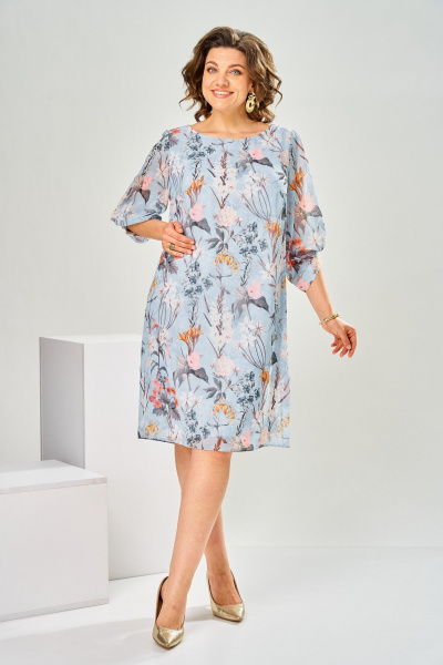 Платье Romanovich Style 1-2792 голубой_нов - фото 2