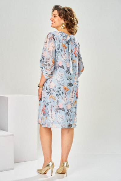 Платье Romanovich Style 1-2792 голубой_нов - фото 6