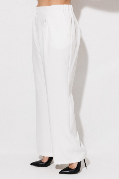 Брюки, жакет, топ ANASTASIA MAK 1123 красный+молочный - фото 11