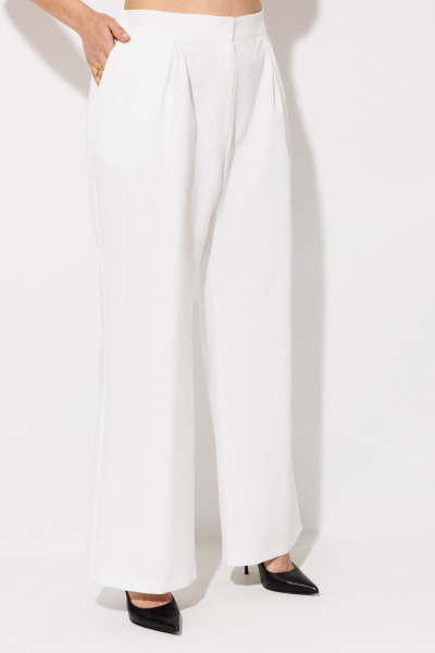 Брюки, жакет, топ ANASTASIA MAK 1123 красный+молочный - фото 10