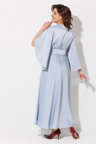 Платье ANASTASIA MAK 1309 голубой - фото 7
