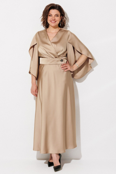 Платье ANASTASIA MAK 1309 песочный - фото 1
