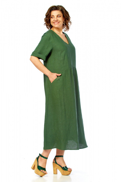 Платье Диомант 2172 зеленый - фото 7