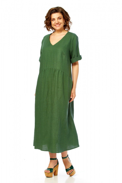 Платье Диомант 2172 зеленый - фото 6