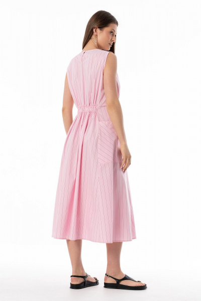 Платье SILVERSPICE S-5645 розовый - фото 3