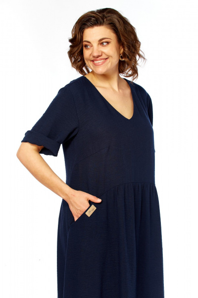 Платье Диомант 2182 синий - фото 10