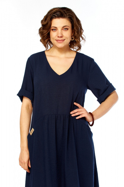 Платье Диомант 2182 синий - фото 9