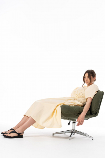 Платье SILVERSPICE S-5644 желтый - фото 10