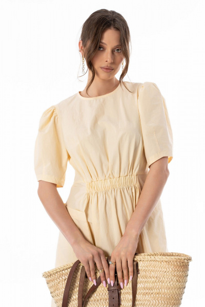 Платье SILVERSPICE S-5644 желтый - фото 8