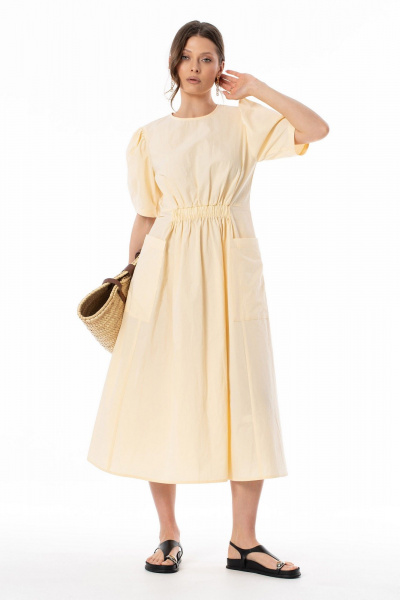 Платье SILVERSPICE S-5644 желтый - фото 2
