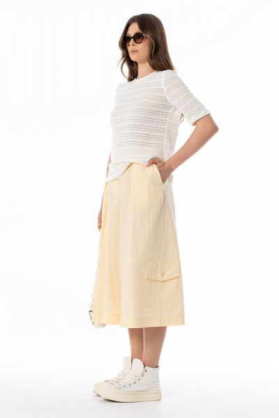 Юбка SILVERSPICE S-3631 желтый - фото 6