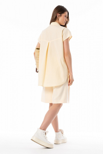 Блуза SILVERSPICE S-7639 желтый - фото 9