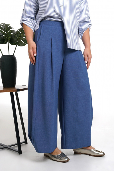 Брюки, жакет Alani Collection 2347 синий - фото 12