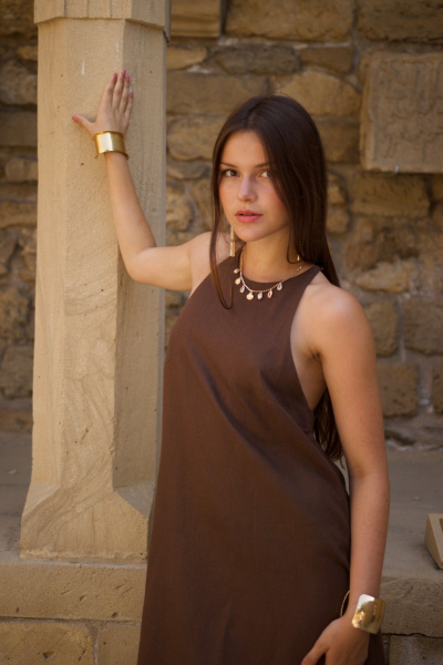 Сарафан 16:48 105W25 шоколад - фото 6