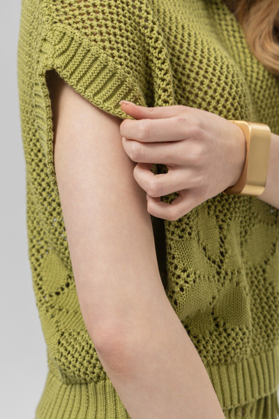 Джемпер Romgil РВ0392-ХЛ4 лайм - фото 3