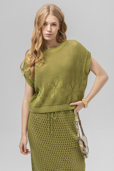 Джемпер Romgil РВ0392-ХЛ4 лайм - фото 1